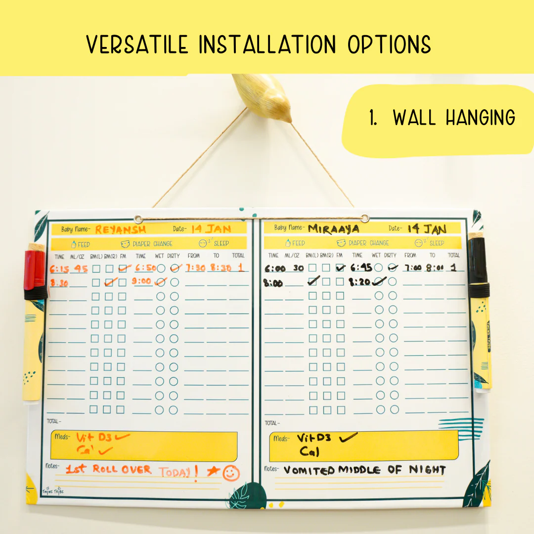 TwinsTribe Activity Log for Newborn Twins - Image 4