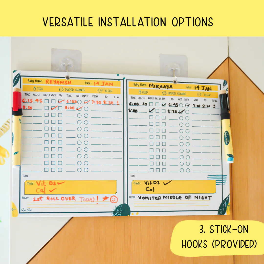 TwinsTribe Activity Log for Newborn Twins - Image 6