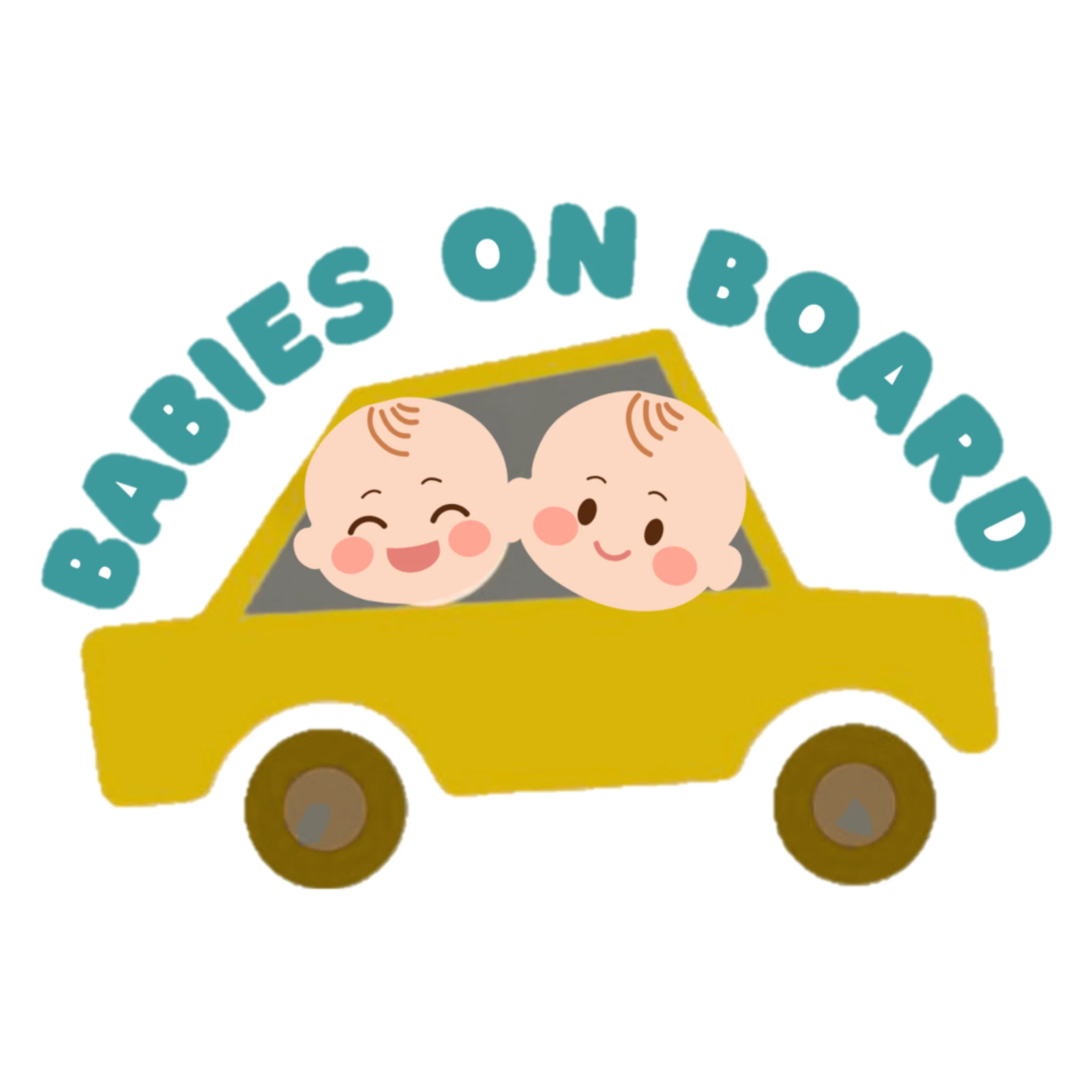 ‘Babies on Board’ Car Sticker – Joyride Edition - Image 3