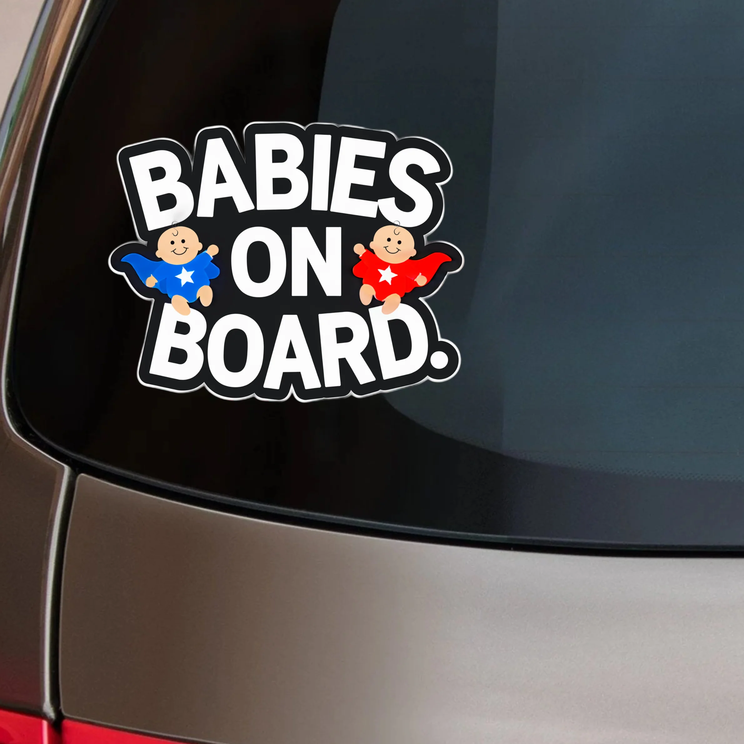 ‘Babies on Board’ Car Sticker – Superheroes Edition - Image 3