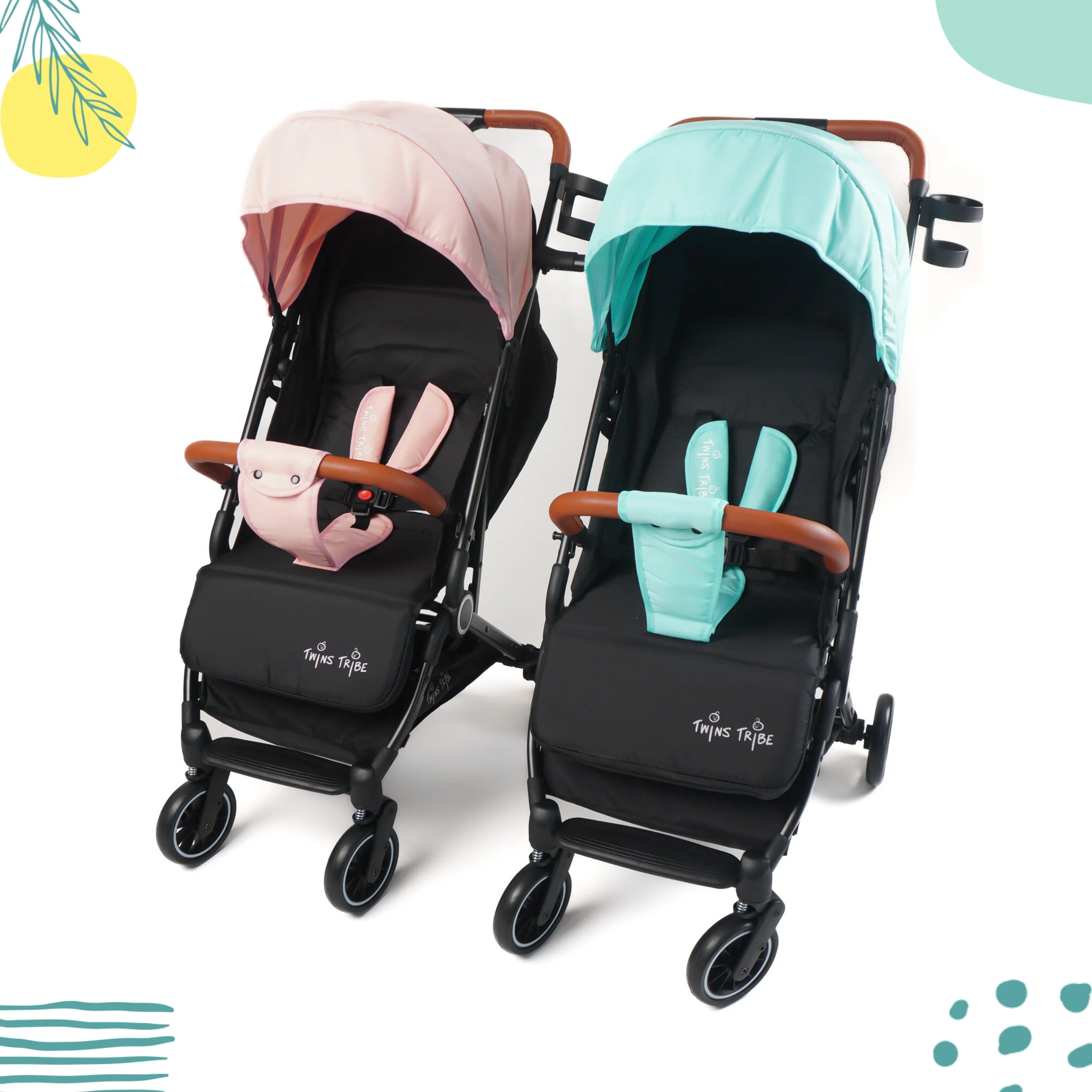 TwinsTribe Dynamic Duo: Detachable Twin Stroller - Image 16
