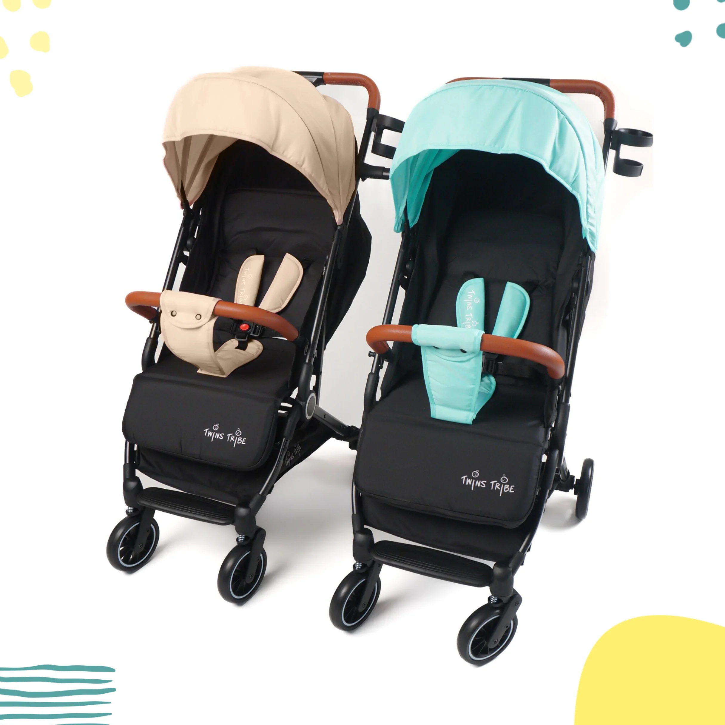 TwinsTribe Dynamic Duo: Detachable Twin Stroller - Image 17