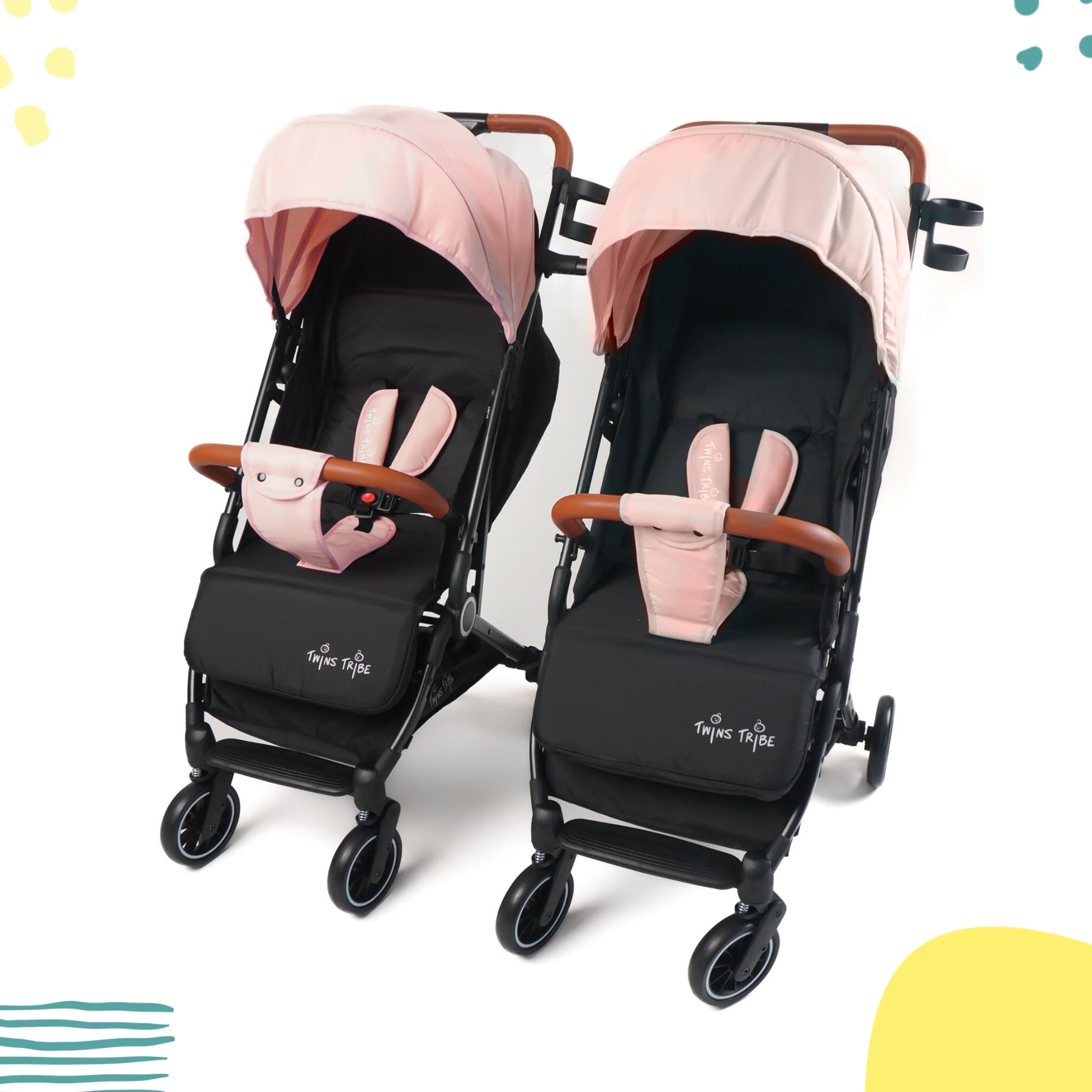TwinsTribe Dynamic Duo: Detachable Twin Stroller - Image 18