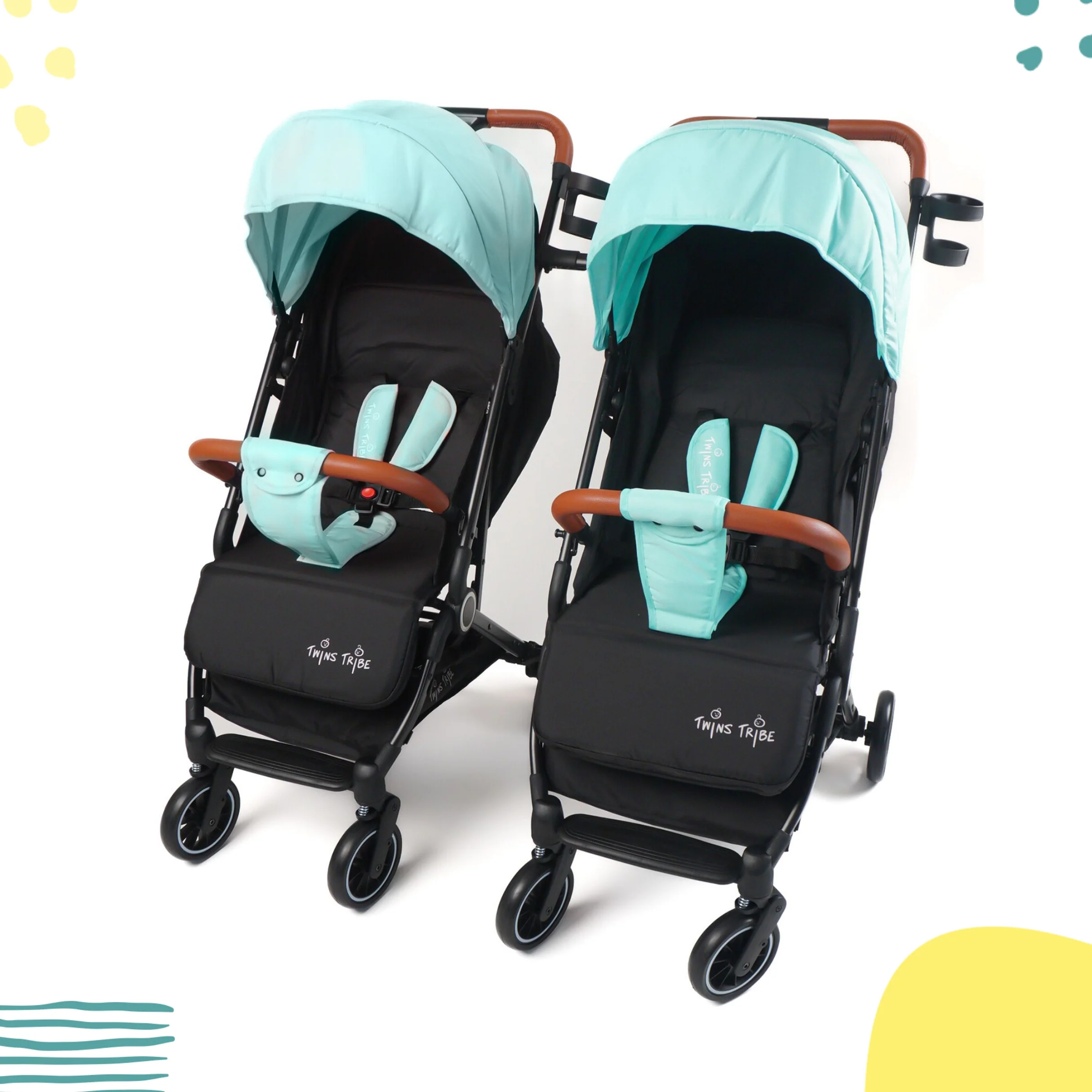 TwinsTribe Dynamic Duo: Detachable Twin Stroller - Image 19