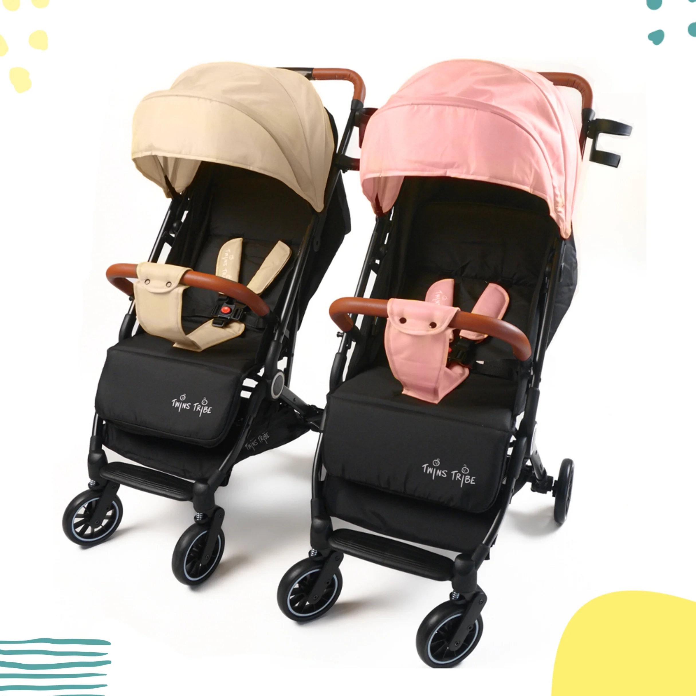 TwinsTribe Dynamic Duo: Detachable Twin Stroller - Image 20