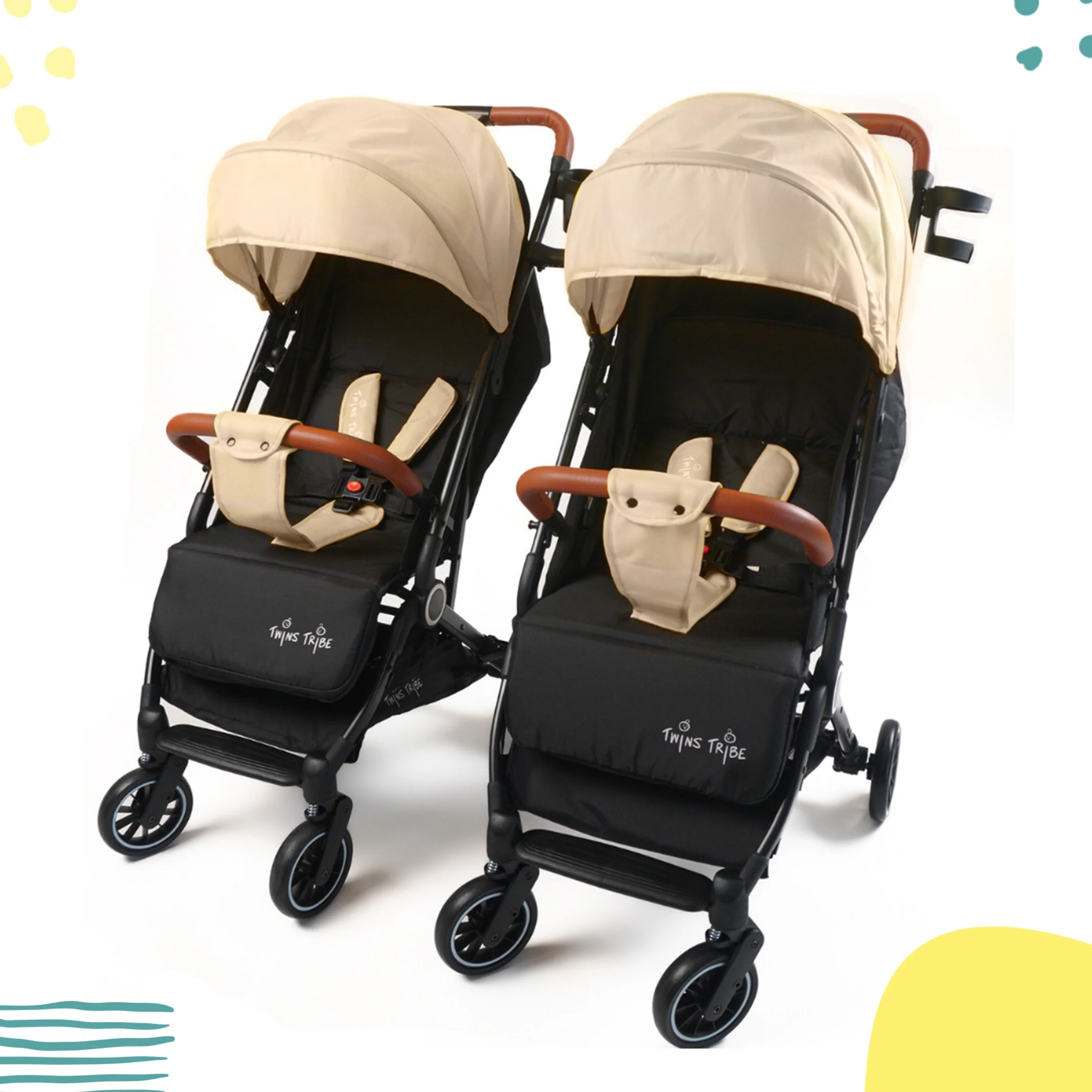 TwinsTribe Dynamic Duo: Detachable Twin Stroller - Image 21