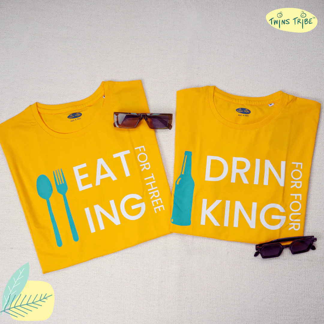 Eating for three – Tee for twin mom - Image 3