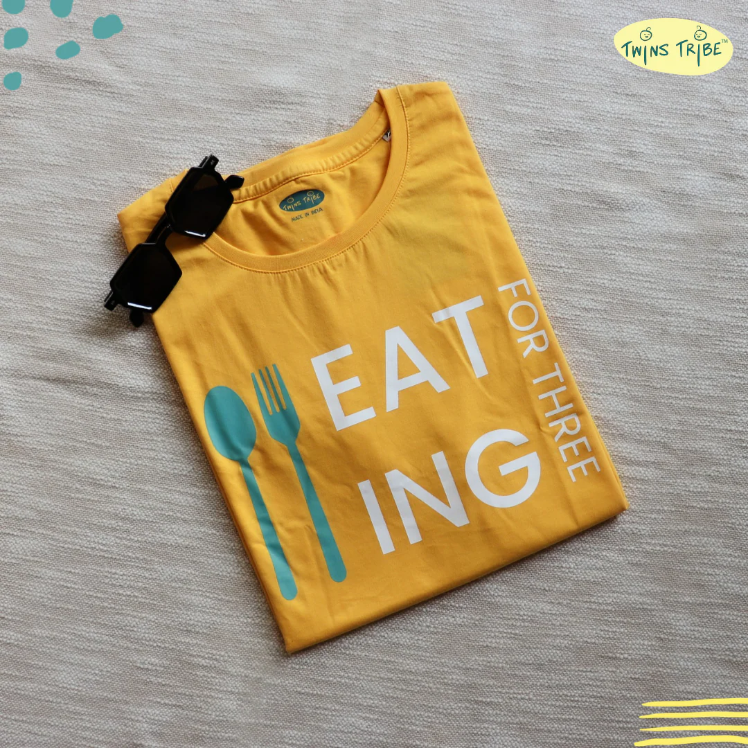 Eating for three – Tee for twin mom - Image 4