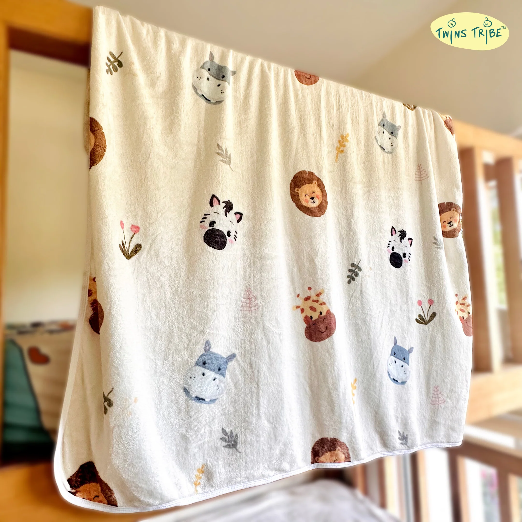 Twins Blankets Set – Wild Buddies - Image 5
