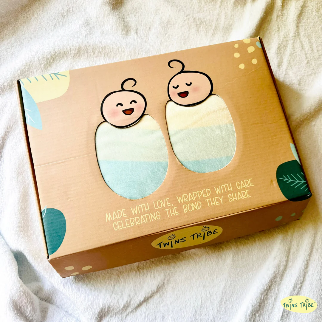 Twins Milestone Blanket - Sun & Moon: Brighter Together - Image 4