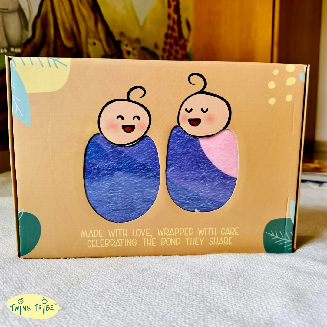 Twins Milestone Blanket - The Night Sky - Image 6