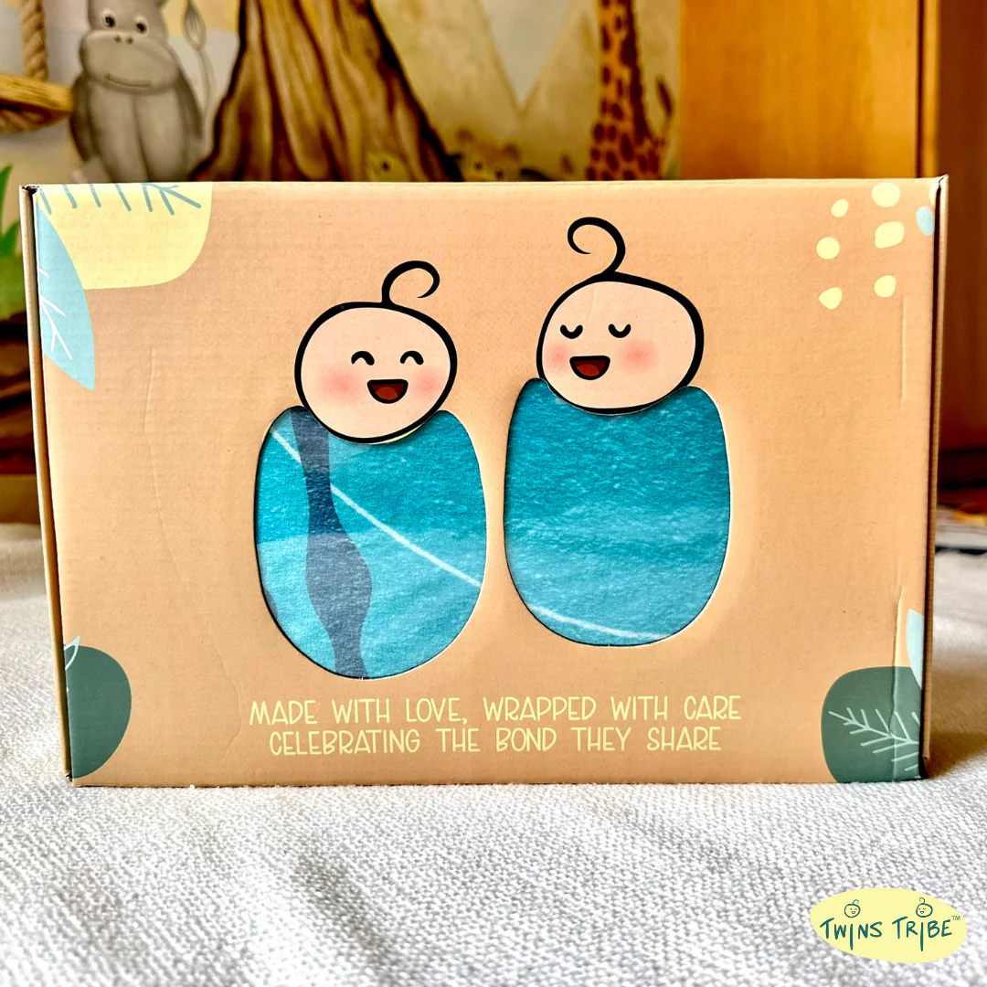 Twins Milestone Blanket - Under The Sea - Image 5