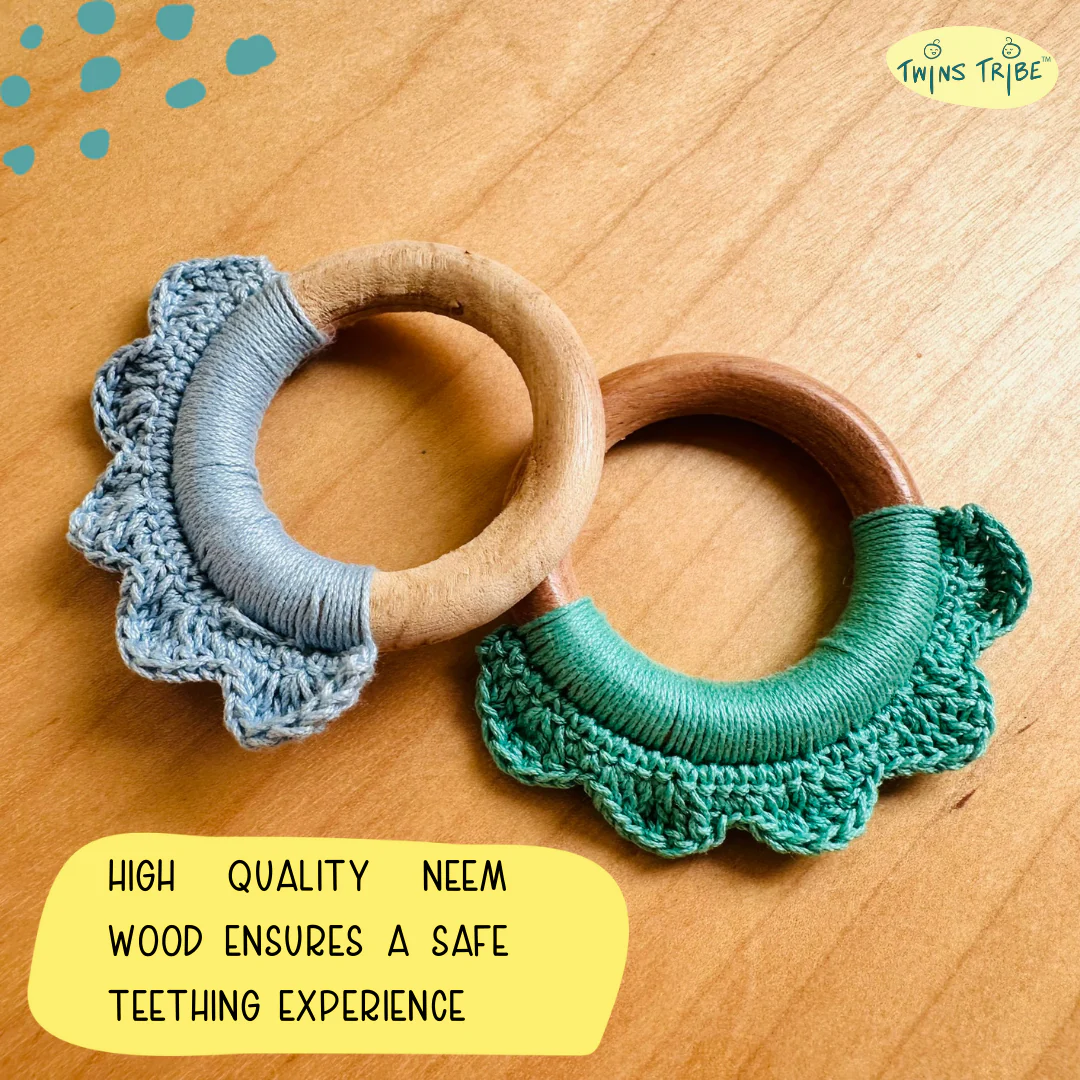 TwinsTribe Cozy Nibbles – Handmade Teething Essentials Set - Image 3