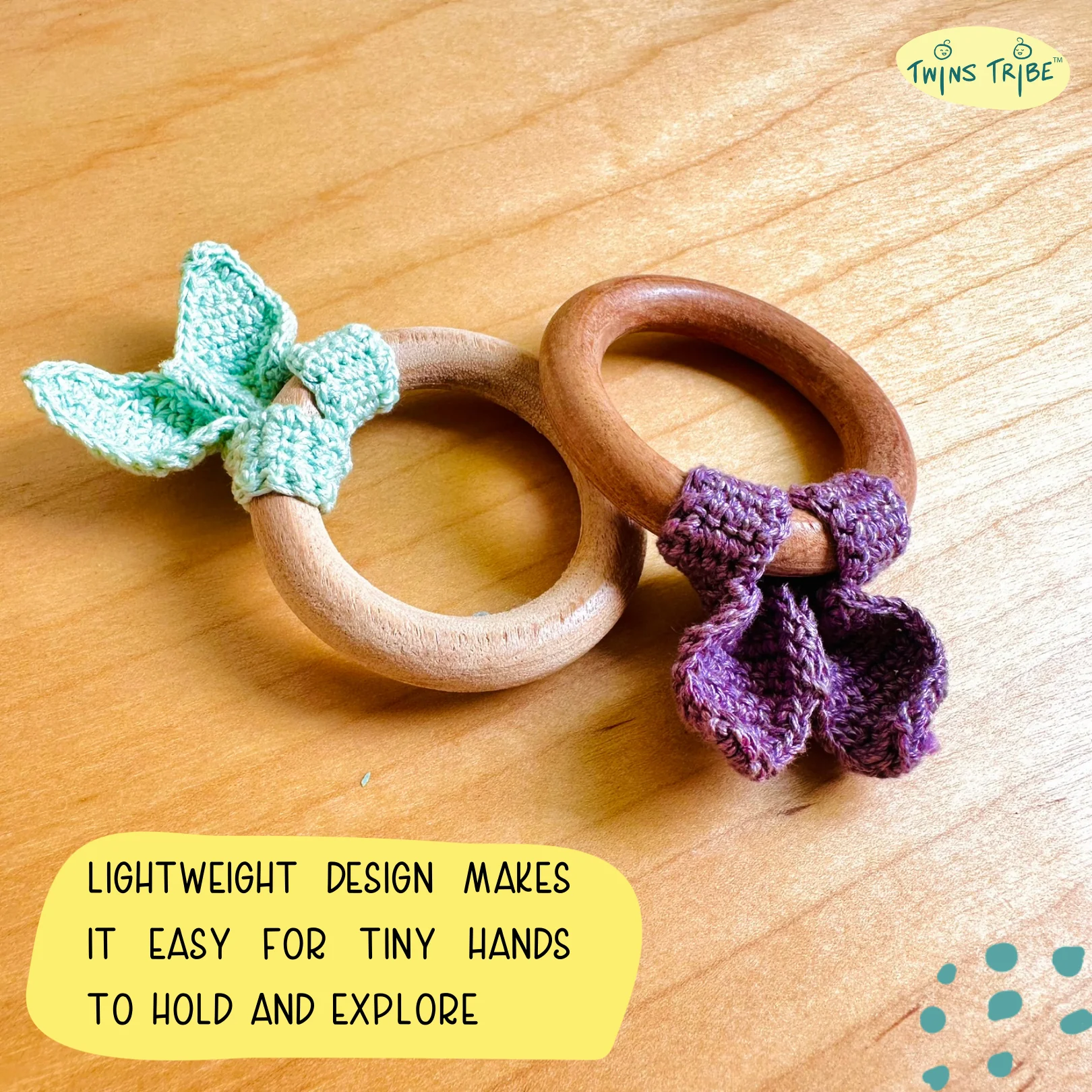 TwinsTribe Cozy Nibbles – Handmade Teething Essentials Set - Image 5