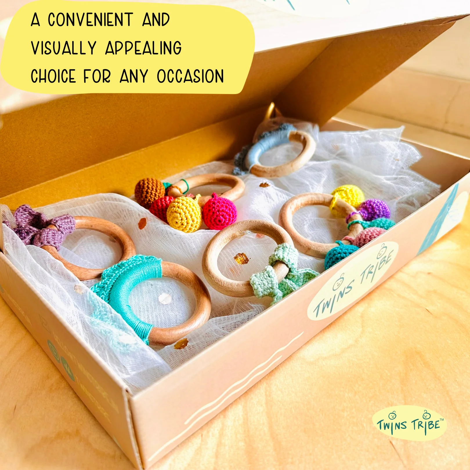 TwinsTribe Cozy Nibbles – Handmade Teething Essentials Set - Image 7