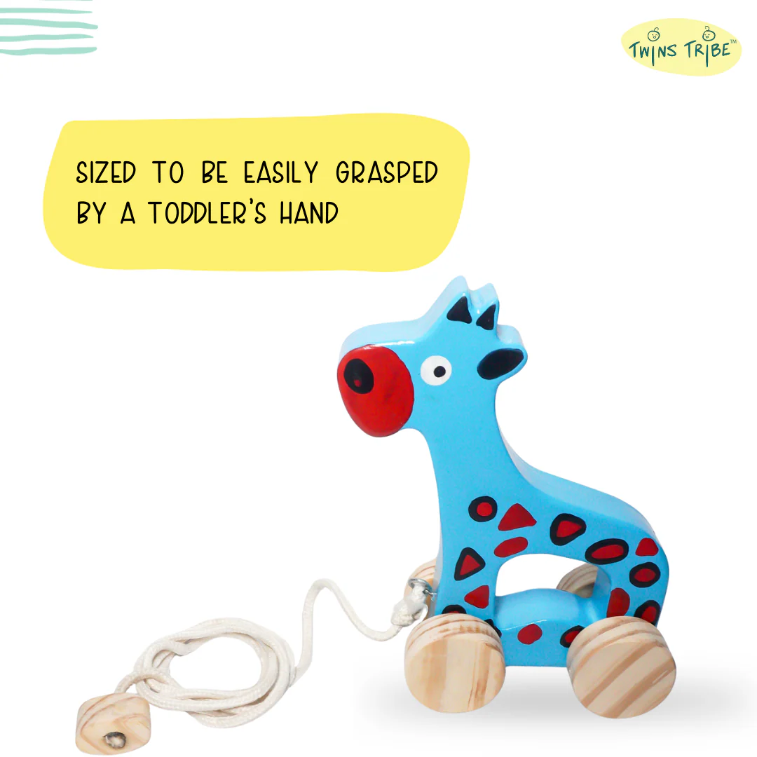 TwinsTribe Pull-Along Companions Set – Walking Buddies for Toddler Twins - Image 3