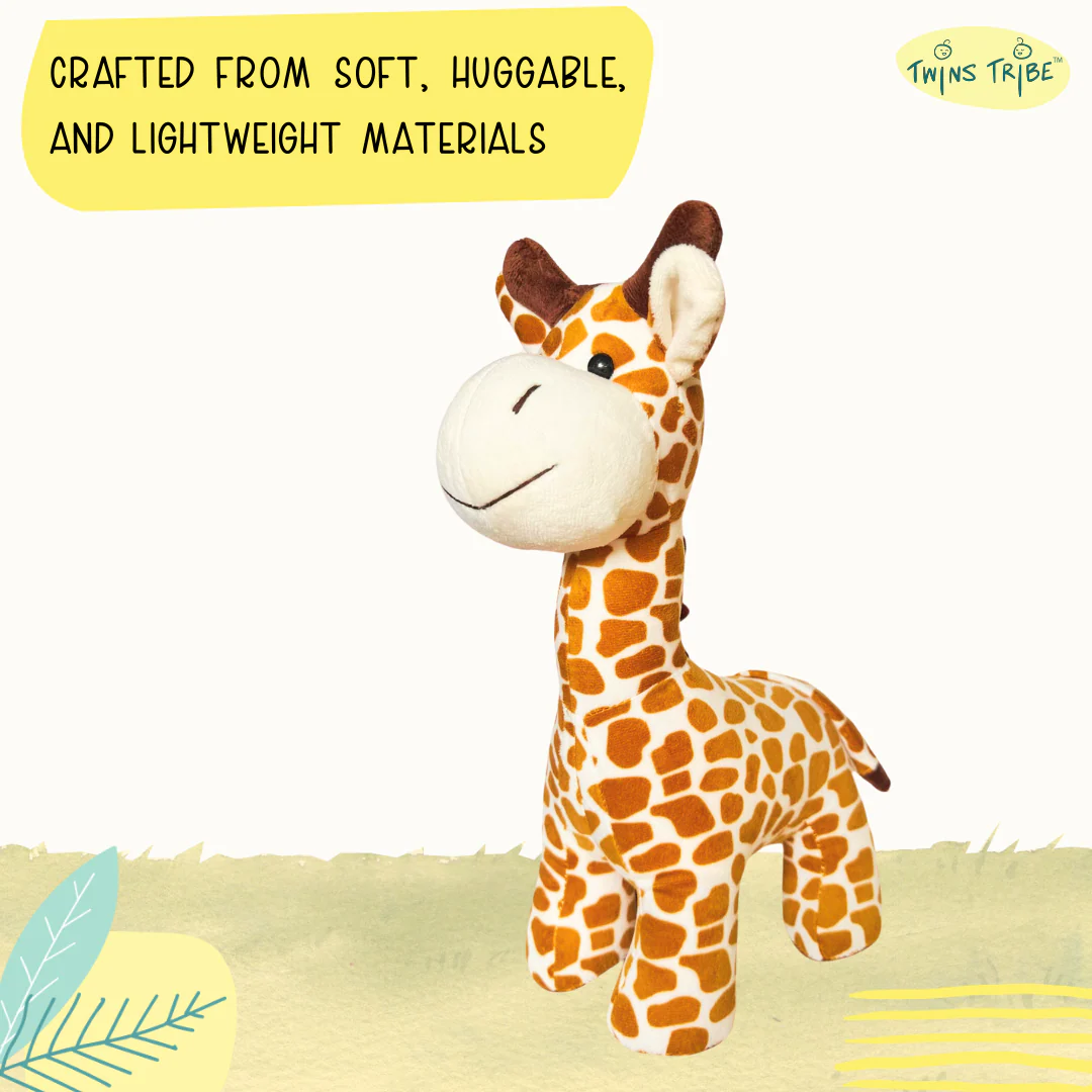 TwinsTribe Safari Mates - Plush Toys Gift Set for Twins - Image 3