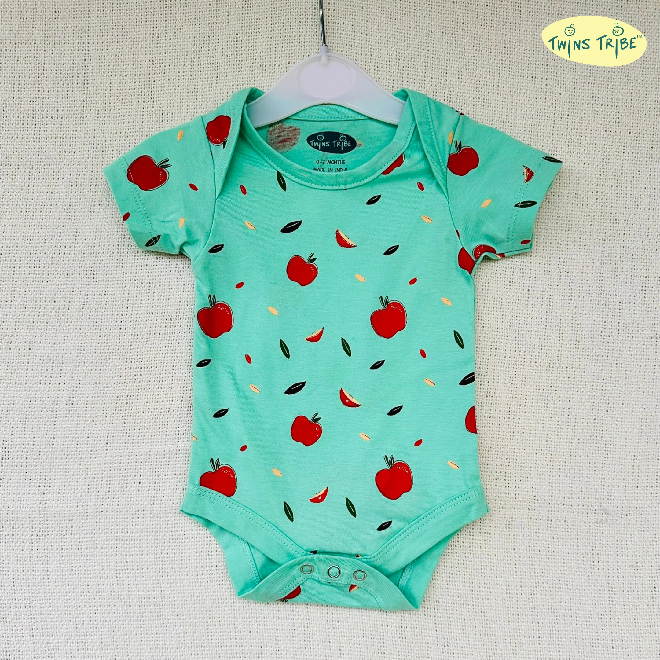 TwinsTribe Twins Onesie Set – Apples & Oranges - Image 11