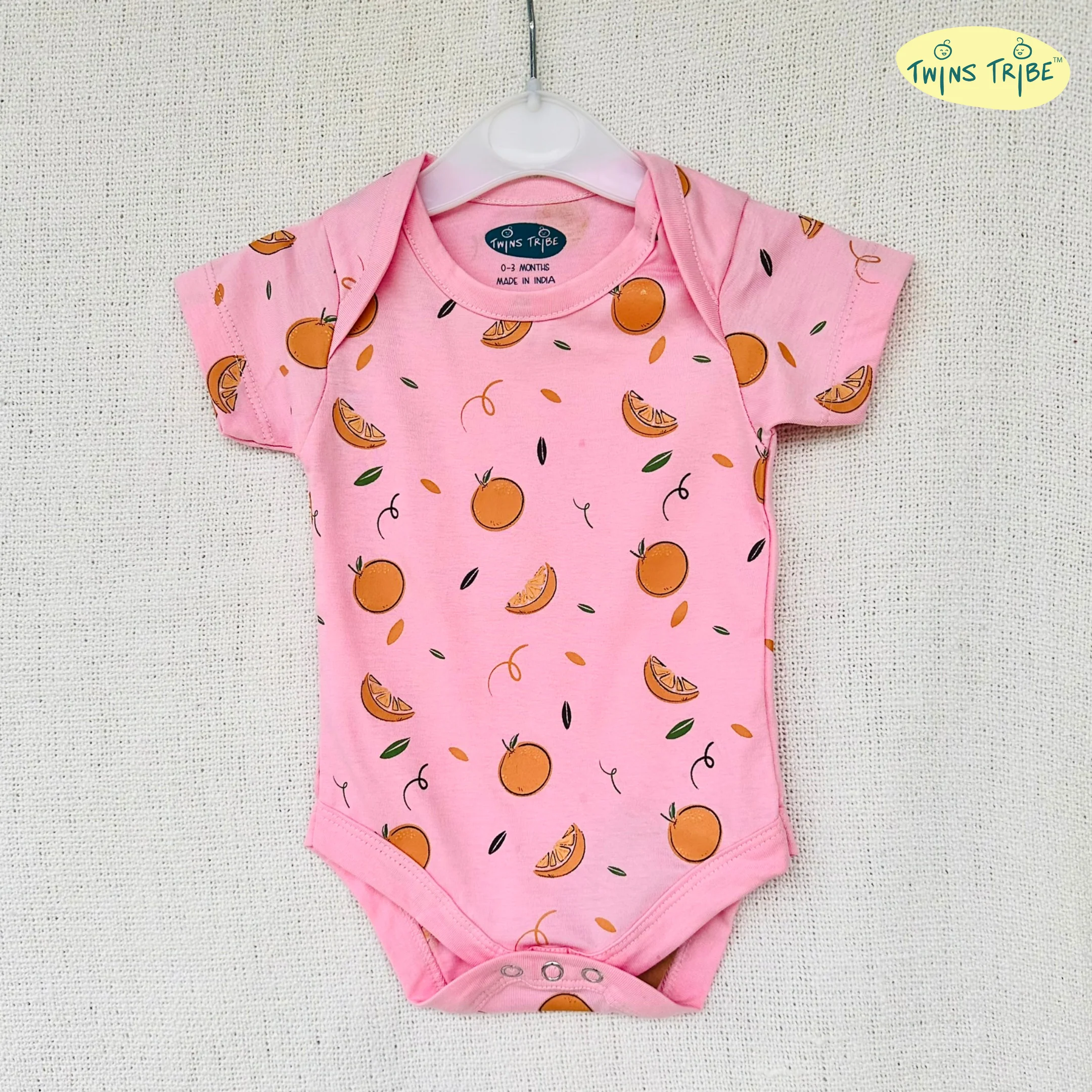 TwinsTribe Twins Onesie Set – Apples & Oranges - Image 12