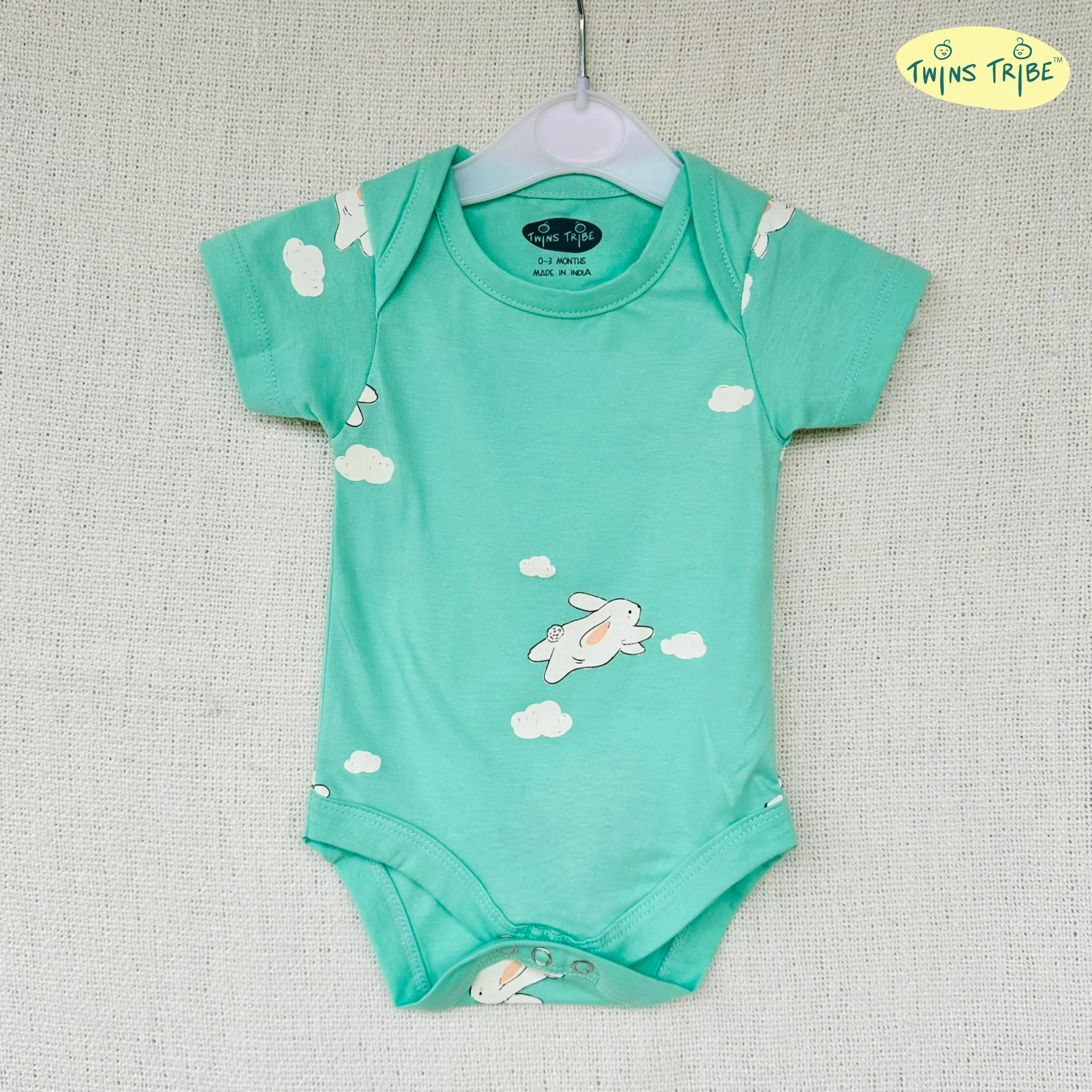 TwinsTribe Twins Onesie Set – Sheep and Bunnies - Image 9