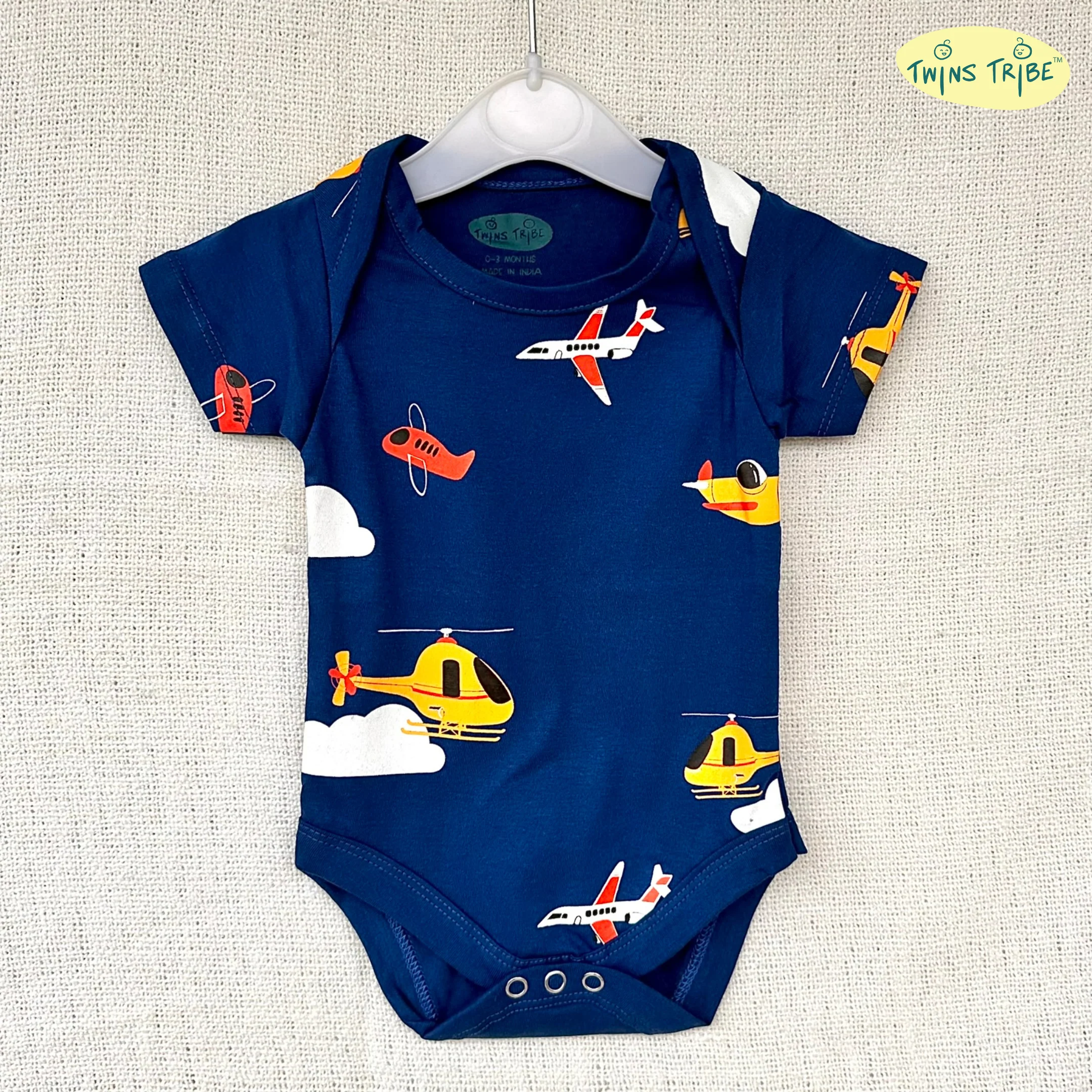 TwinsTribe Twins Onesie Set – Wheels & Wings - Image 9