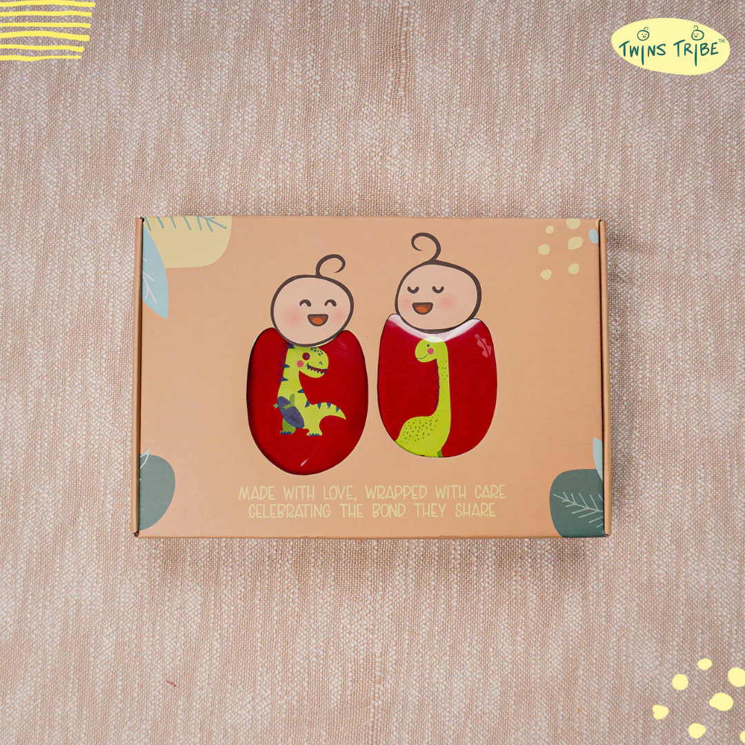 TwinsTribe Twins Rompers Set – The Dino World - Image 6