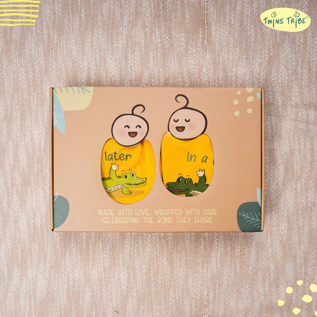TwinsTribe Twins Tees Set – Alligator & Crocodile - Image 6