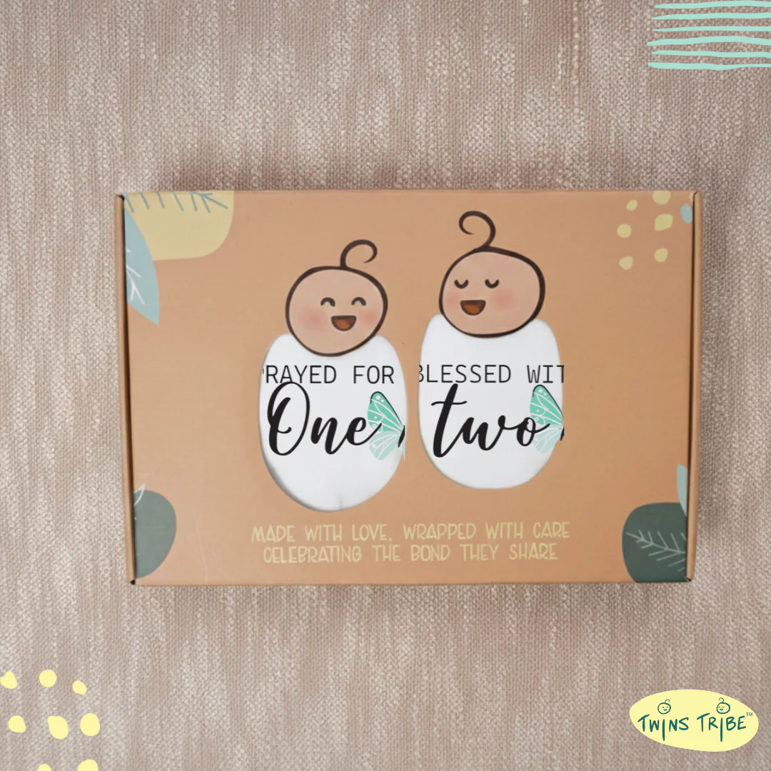 TwinsTribe Twins Tees Set – Prayed for One · Blessed with Two - Image 3