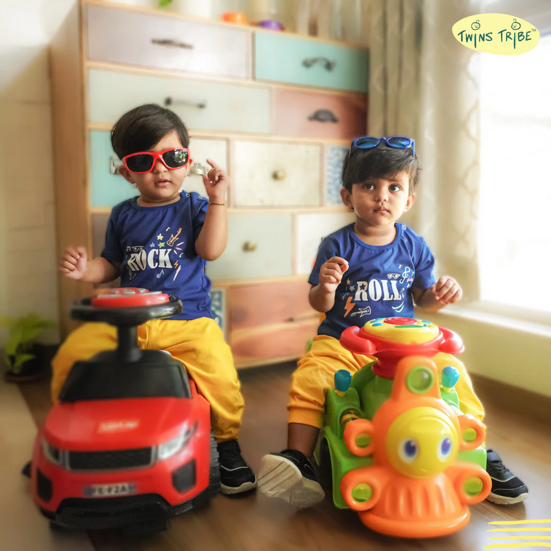 TwinsTribe Twins Tees Set – Rock & Roll - Image 5